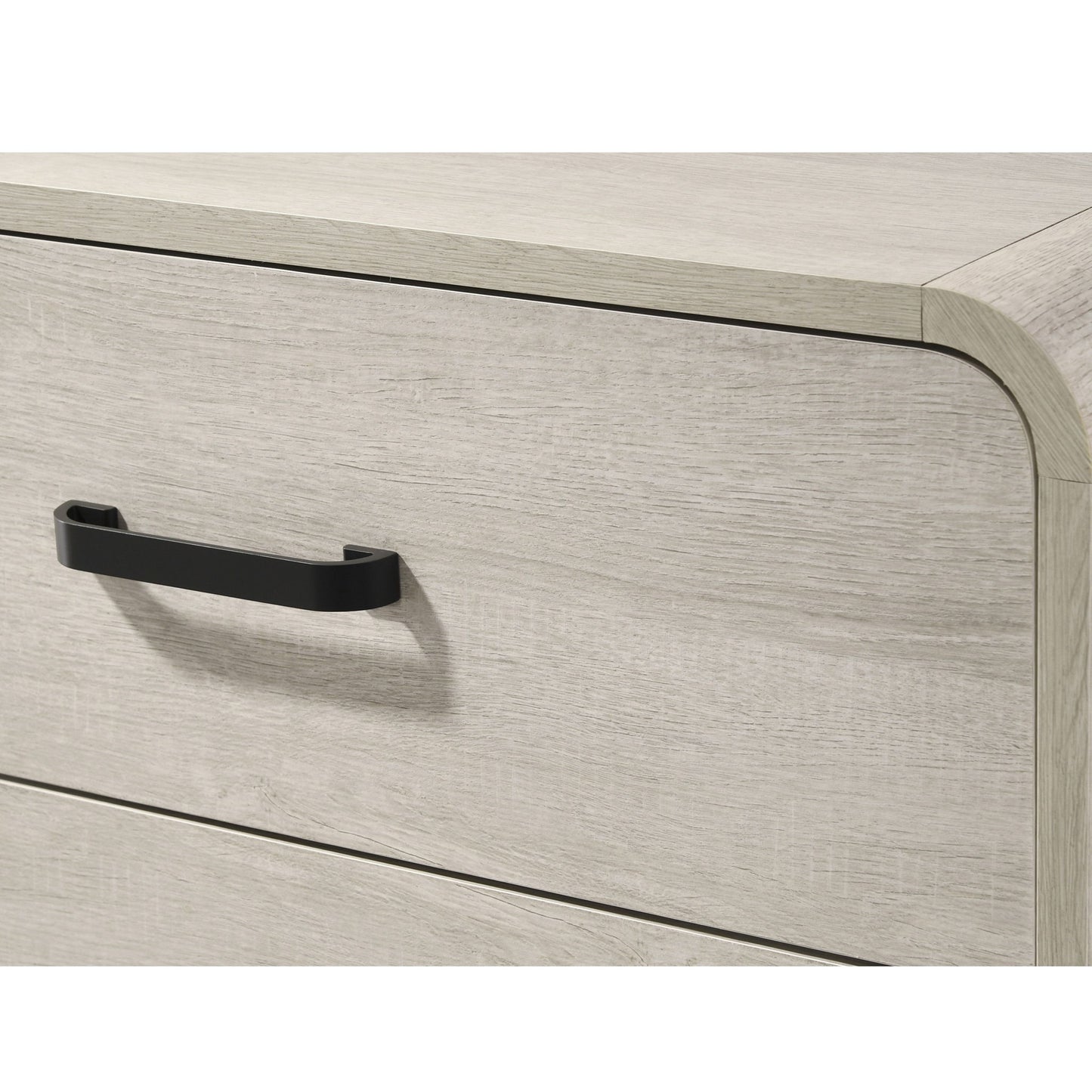 Nightstand With 2 Drawers, Ample Storage Space - Antique White - The Sleep Loft - Online Mattress Showroom NYC