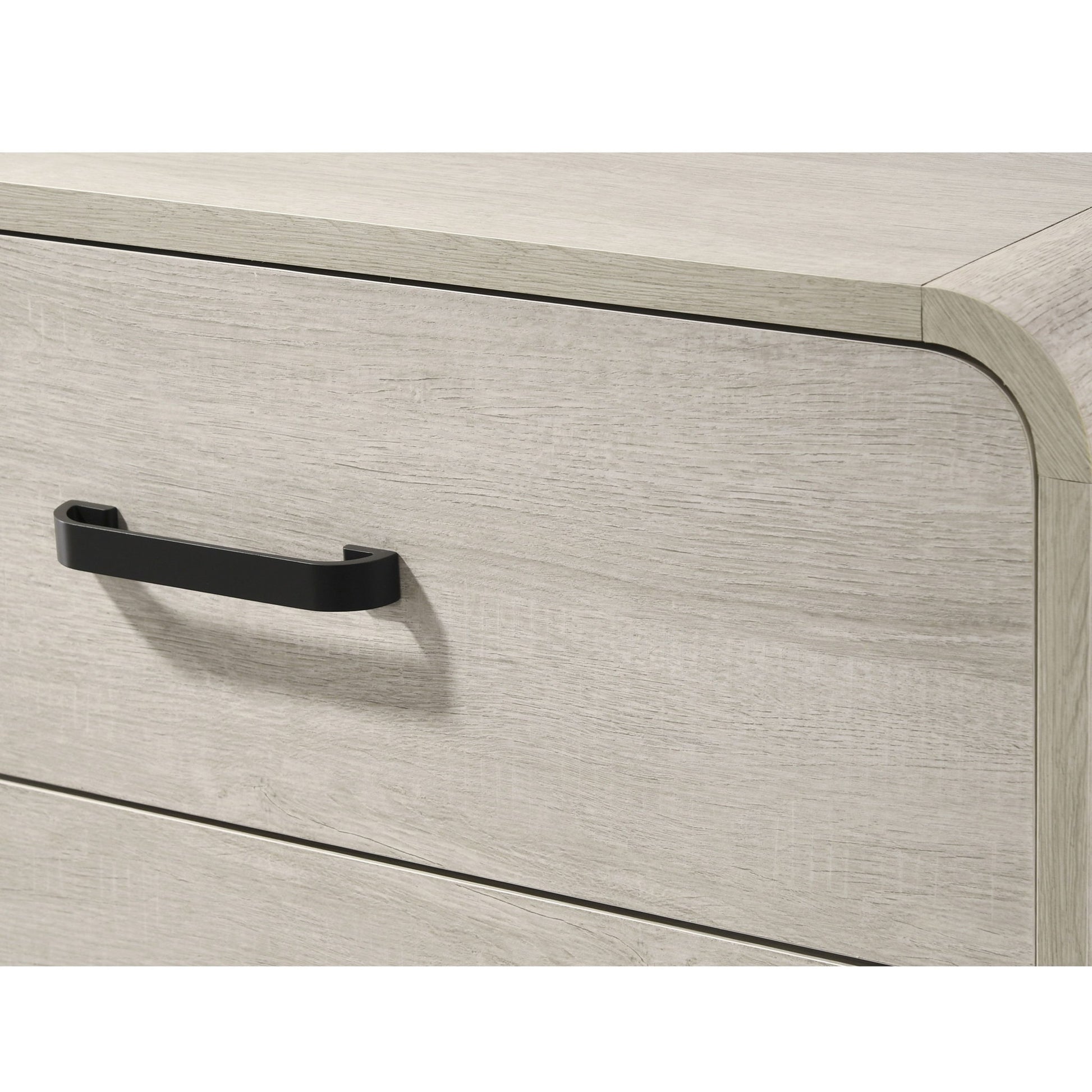 Nightstand With 2 Drawers, Ample Storage Space - Antique White - The Sleep Loft - Online Mattress Showroom NYC