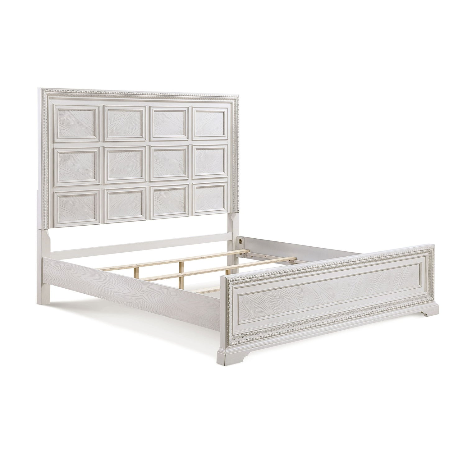 Geometric Design Headboard Panel Bed - The Sleep Loft - Online Mattress Showroom NYC