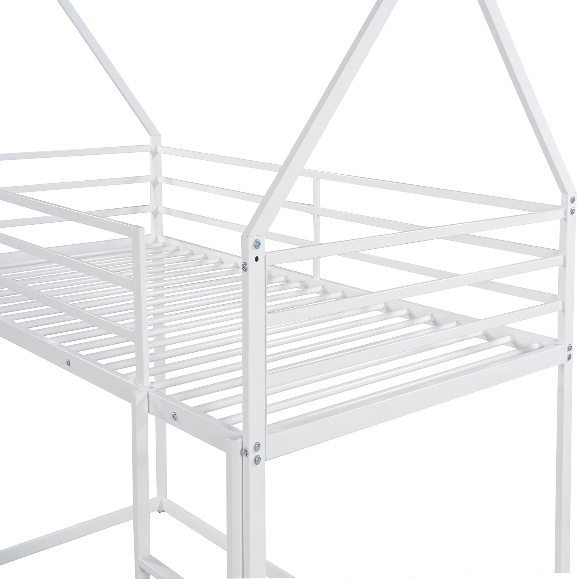 House Bunk Bed With Built In Ladder - The Sleep Loft - Online Mattress Showroom NYC