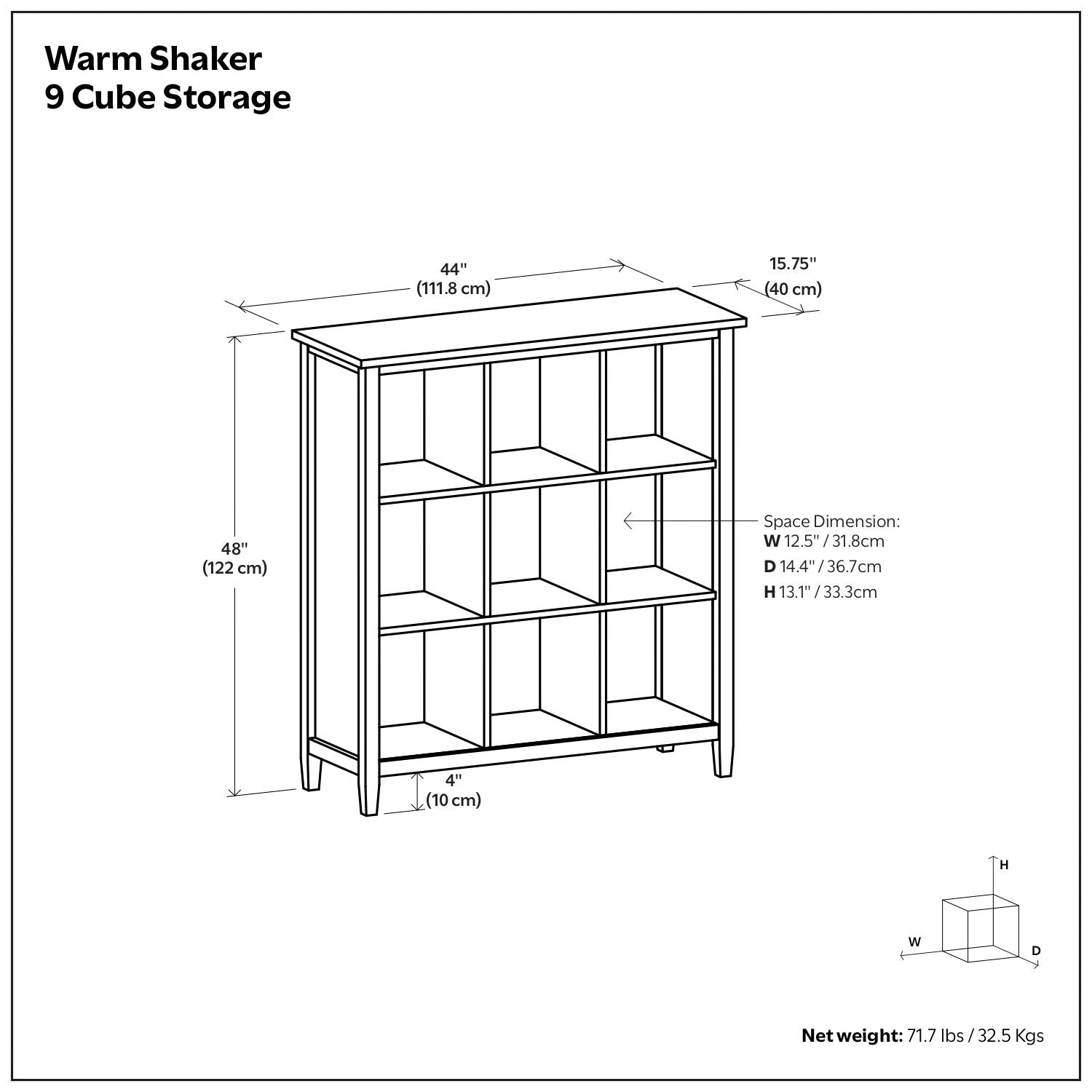 Warm Shaker - Handcrafted Cube Storage - The Sleep Loft - Online Mattress Showroom NYC