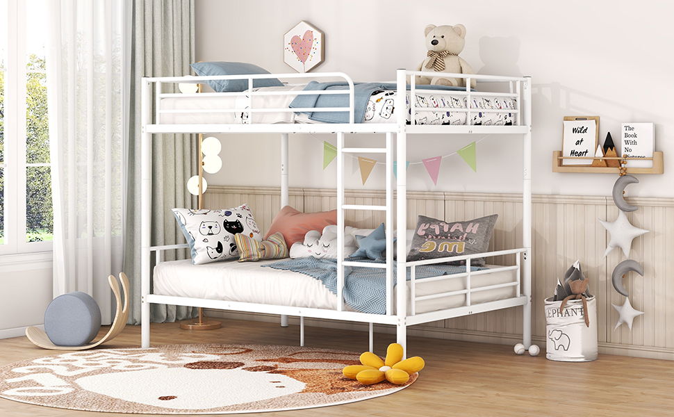 Steel Construction Bunk Bed - The Sleep Loft - Online Mattress Showroom NYC