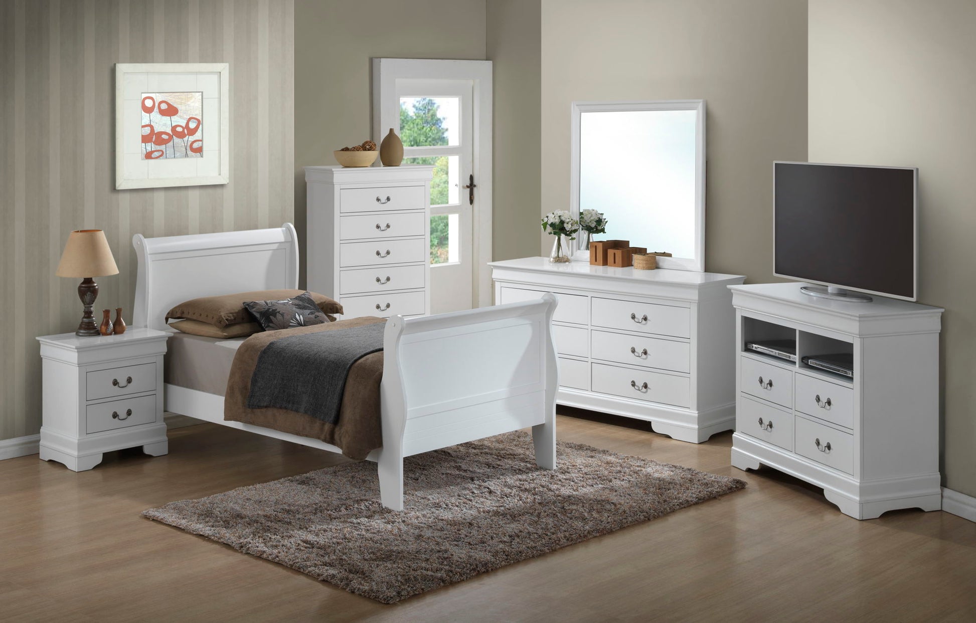 Panel Sleigh Bed - The Sleep Loft - Online Mattress Showroom NYC