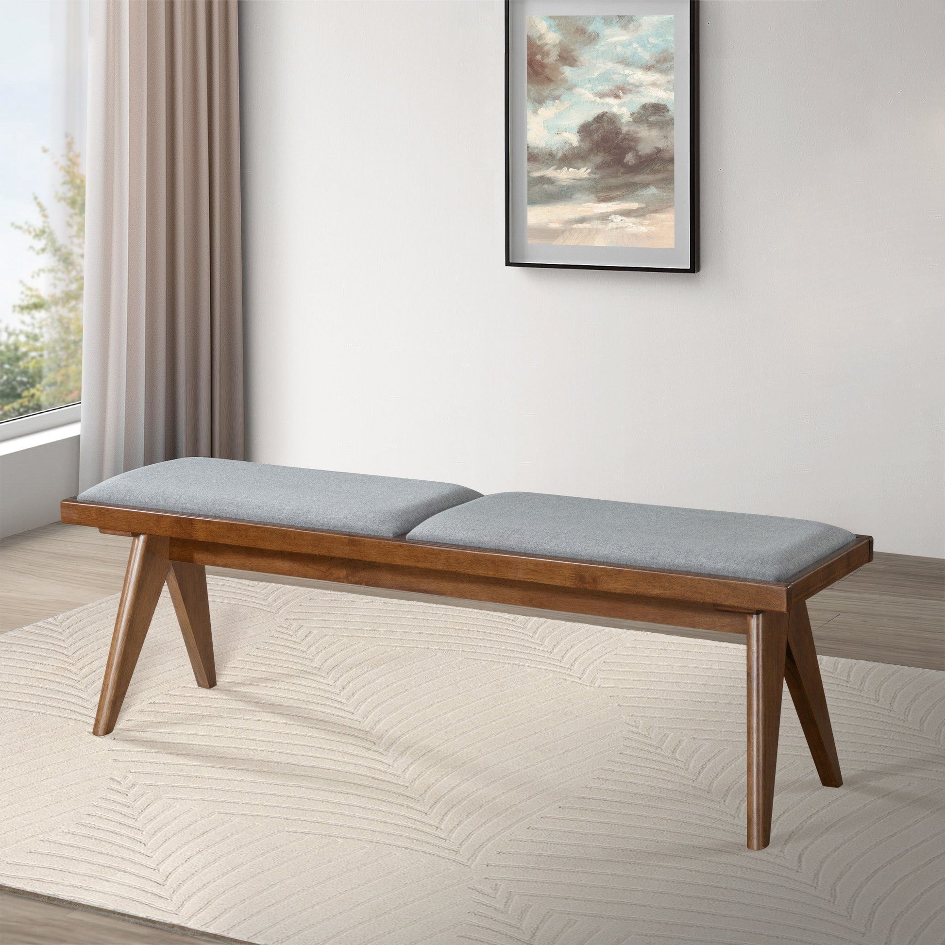 Keira - Modern Aesthetics Bench - The Sleep Loft - Online Mattress Showroom NYC