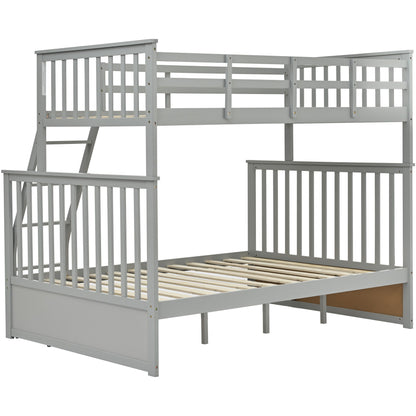 Bunk Bed With Ladder, And Safety Guard Rails - The Sleep Loft - Online Mattress Showroom NYC