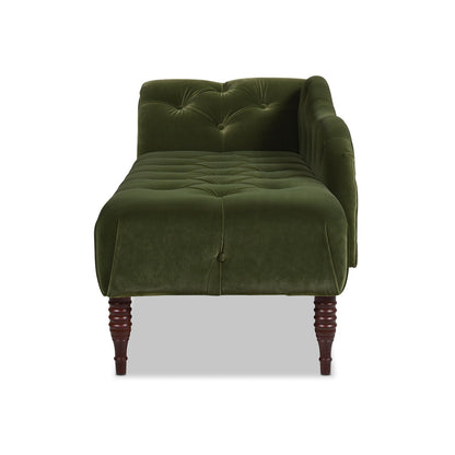 Samuel - Tufted Roll Arm Chaise Lounge - The Sleep Loft - Online Mattress Showroom NYC
