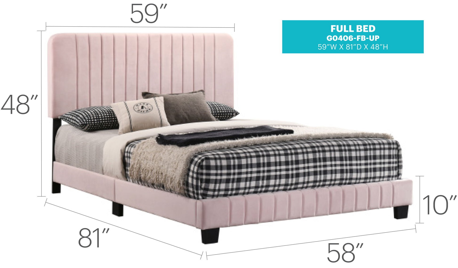 Channel Tufted Bed - The Sleep Loft - Online Mattress Showroom NYC
