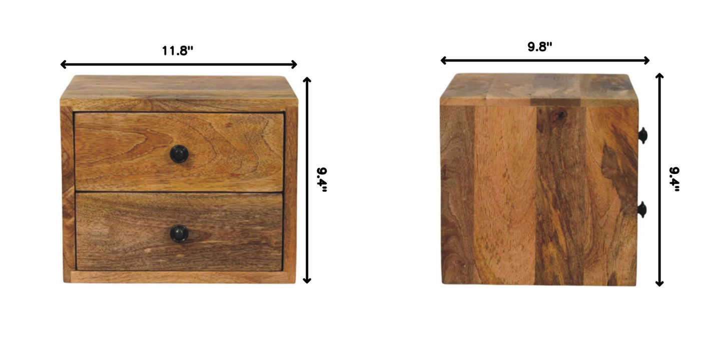 Solis - 1 Drawer Wall Mounted Nightstand - The Sleep Loft - Online Mattress Showroom NYC