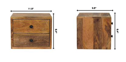 Solis - 1 Drawer Wall Mounted Nightstand - The Sleep Loft - Online Mattress Showroom NYC
