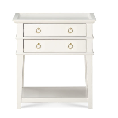 Carmona - 2 Drawer Tray Top Nightstand Pulls - The Sleep Loft - Online Mattress Showroom NYC