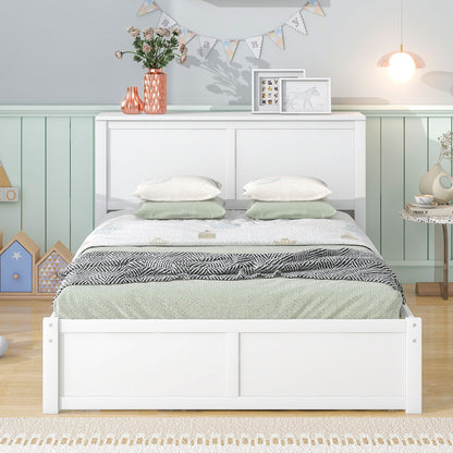 Storage Platform Bed With Pull Out Shelves And Trundle - The Sleep Loft - Online Mattress Showroom NYC