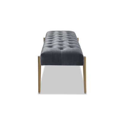 Aria - Upholstered Accent Bench - The Sleep Loft - Online Mattress Showroom NYC