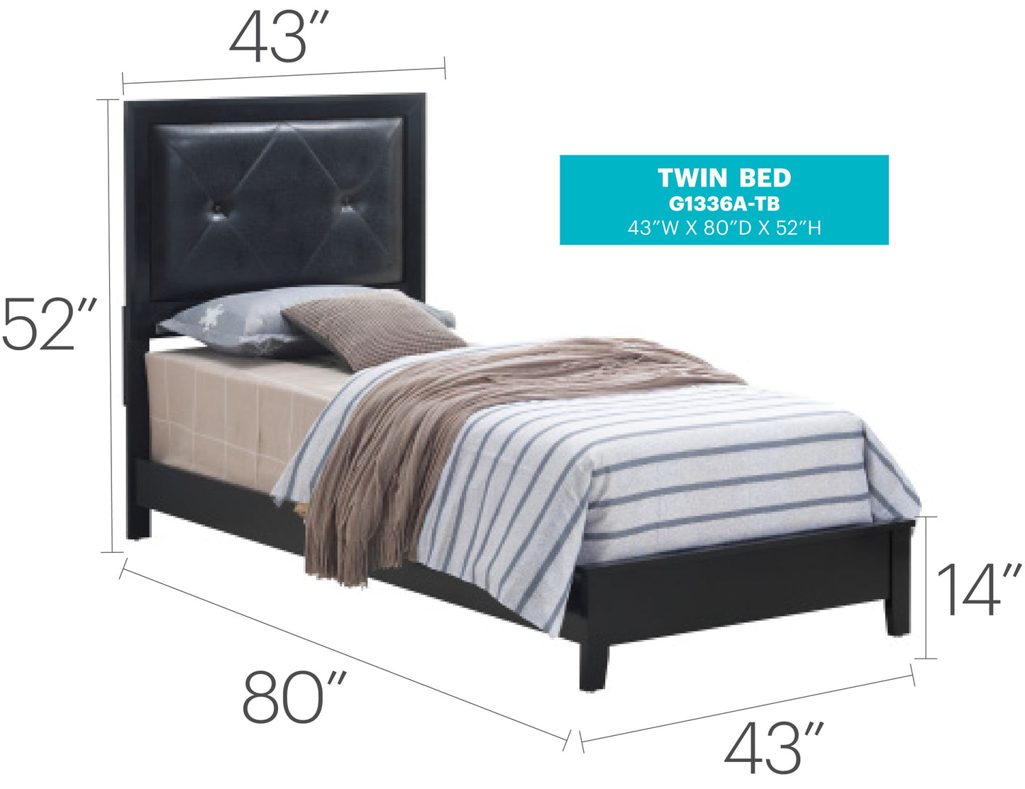 Padded Headboard Bed - The Sleep Loft - Online Mattress Showroom NYC