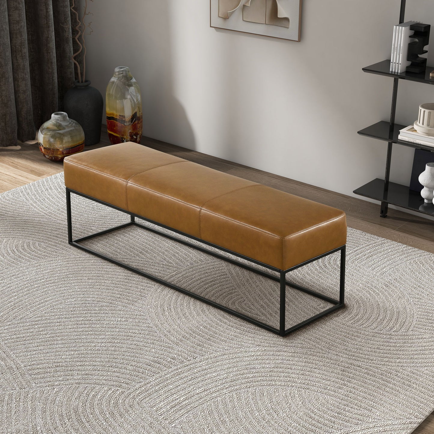 Odessa - Bench - Tan - The Sleep Loft - Online Mattress Showroom NYC