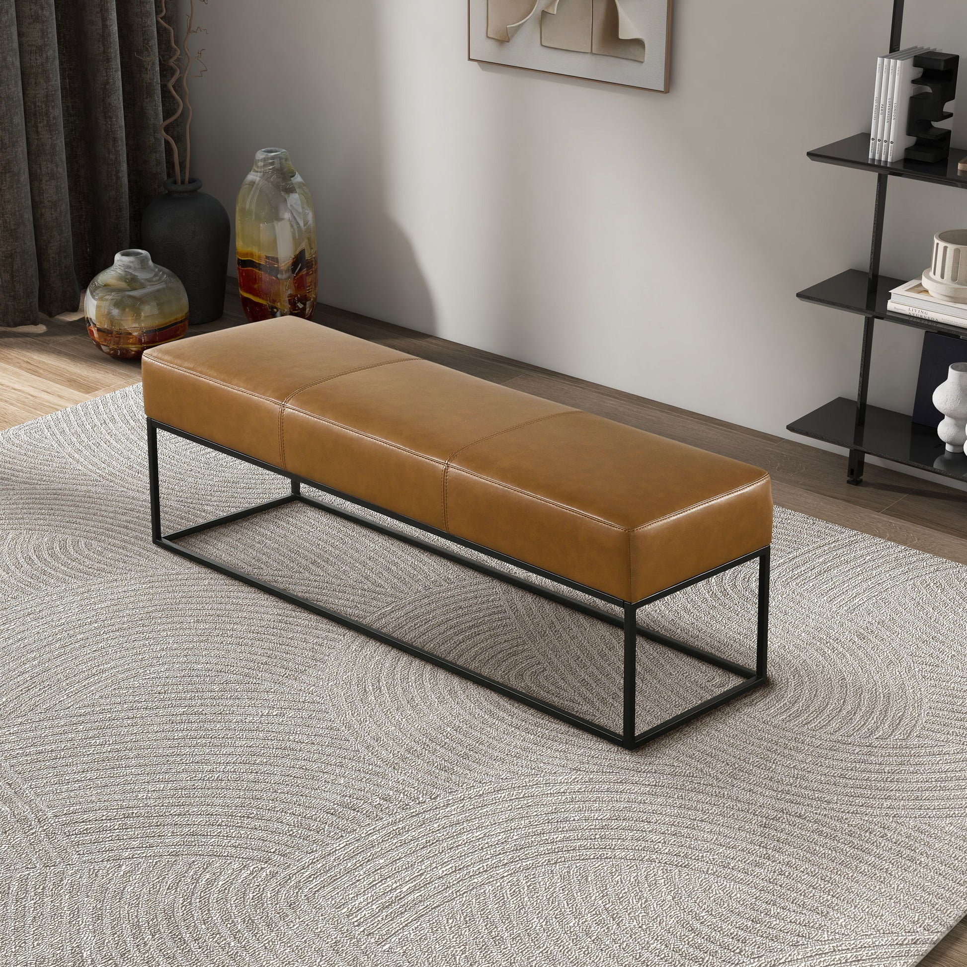 Odessa - Bench - Tan - The Sleep Loft - Online Mattress Showroom NYC