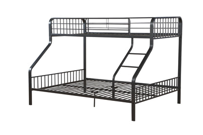 Caius - Twin Long Queen Bunk Bed - Gun - The Sleep Loft - Online Mattress Showroom NYC