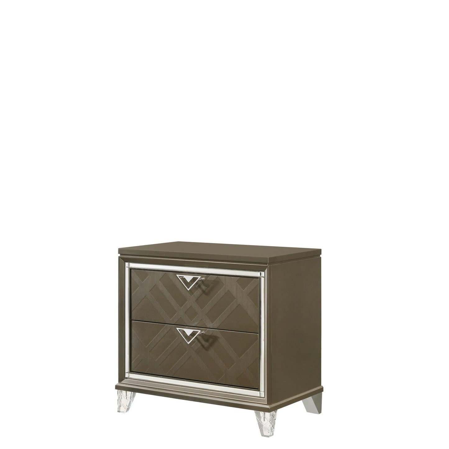 Skylar - Nightstand - Champagne - The Sleep Loft - Online Mattress Showroom NYC