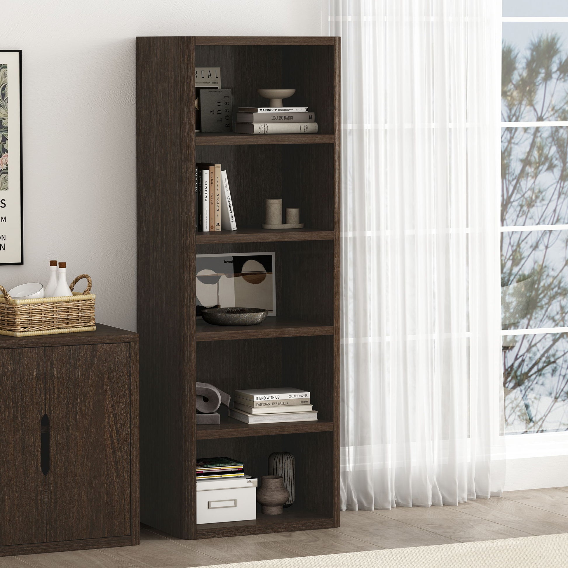 Rivington - Open Bookcase - The Sleep Loft - Online Mattress Showroom NYC