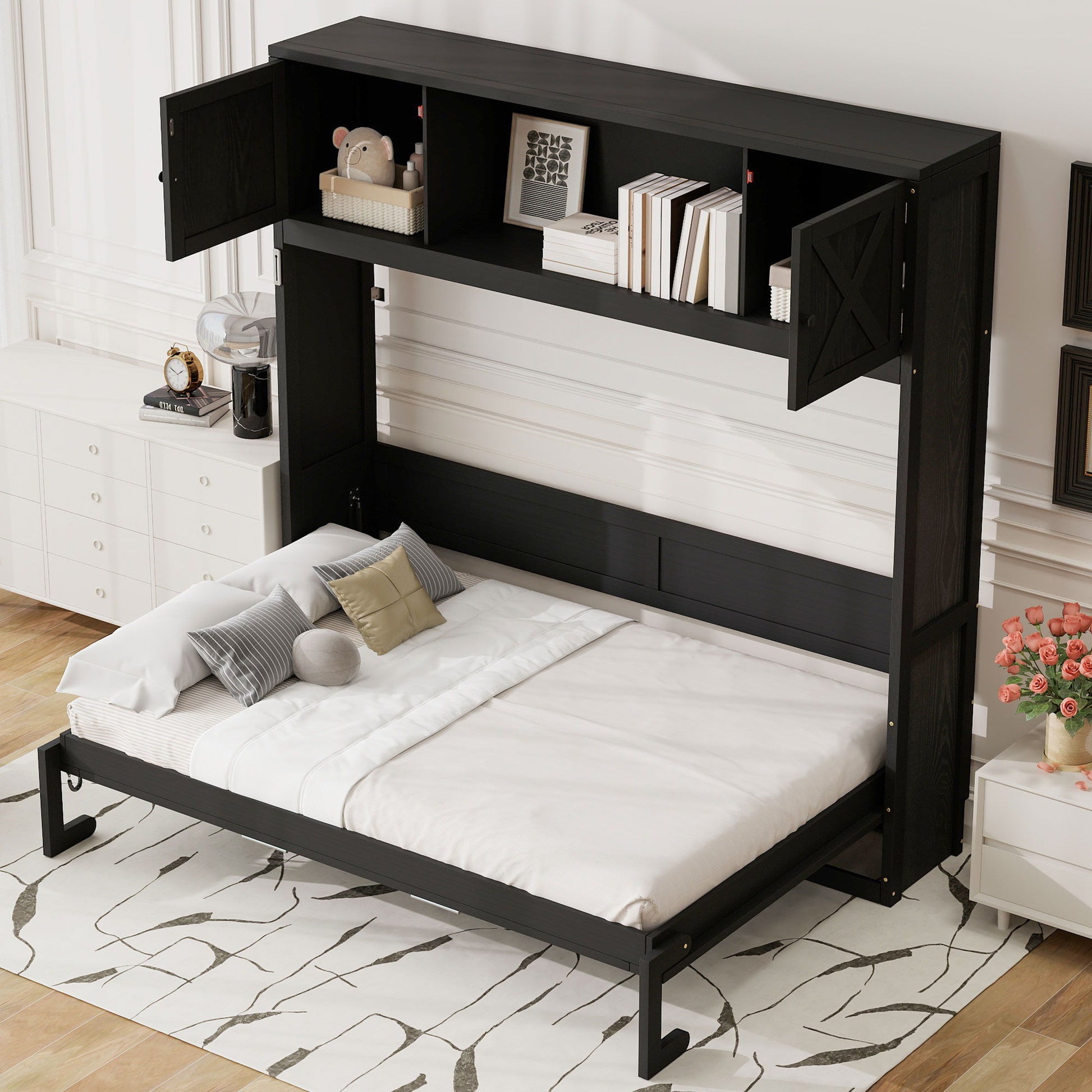 Murphy Bed With Storage Cabinets - The Sleep Loft - Online Mattress Showroom NYC