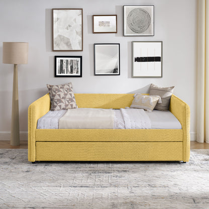 Upholstered Daybed With Pop Up Trundle - The Sleep Loft - Online Mattress Showroom NYC