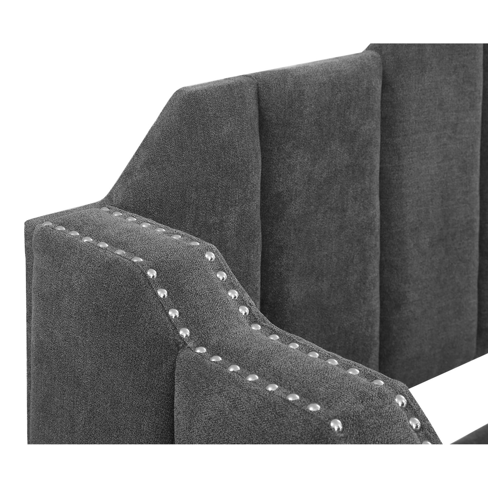 Pressley - Twin Daybed With Trundle - Charcoal - The Sleep Loft - Online Mattress Showroom NYC