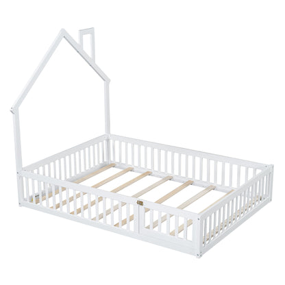 House Platform Bed With Guardrail - The Sleep Loft - Online Mattress Showroom NYC