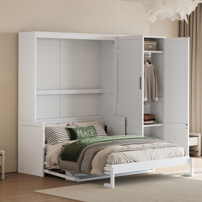 Murphy Elegant Wall Bed With Closet - The Sleep Loft - Online Mattress Showroom NYC