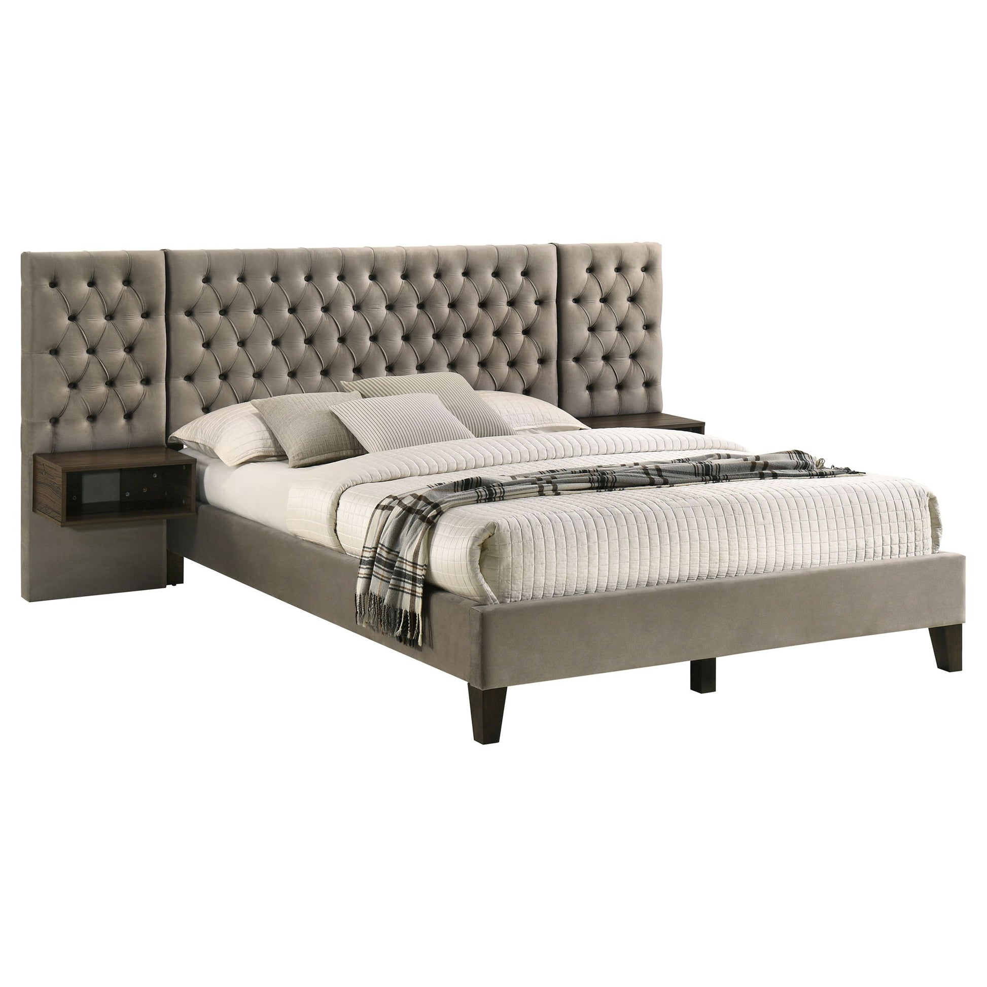Kiah - Platform Bed With Floating Nightstands - The Sleep Loft - Online Mattress Showroom NYC