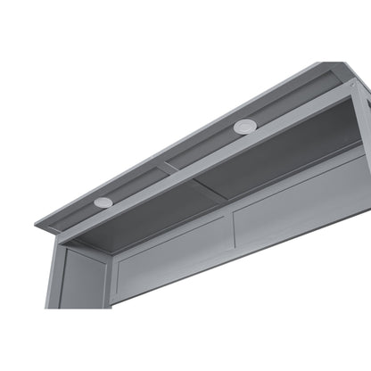 Wall Murphy Bed With Shelves And LED Lights - The Sleep Loft - Online Mattress Showroom NYC