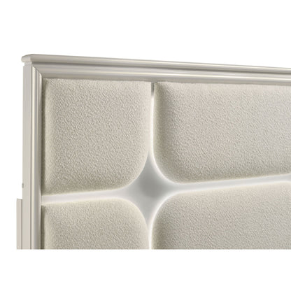 Gwendolyn - Queen Panel Bed With LED Headboard - White - The Sleep Loft - Online Mattress Showroom NYC