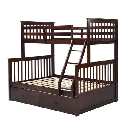 Bunk Bed With Ladder, And Safety Guard Rails - The Sleep Loft - Online Mattress Showroom NYC