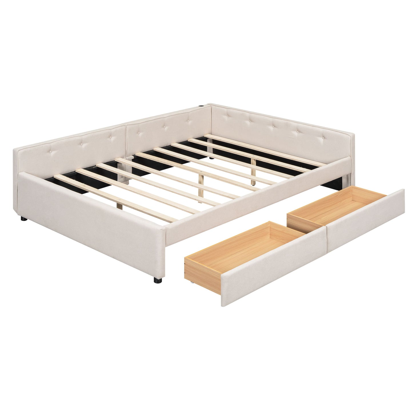 Platform Bed With USB Ports - The Sleep Loft - Online Mattress Showroom NYC