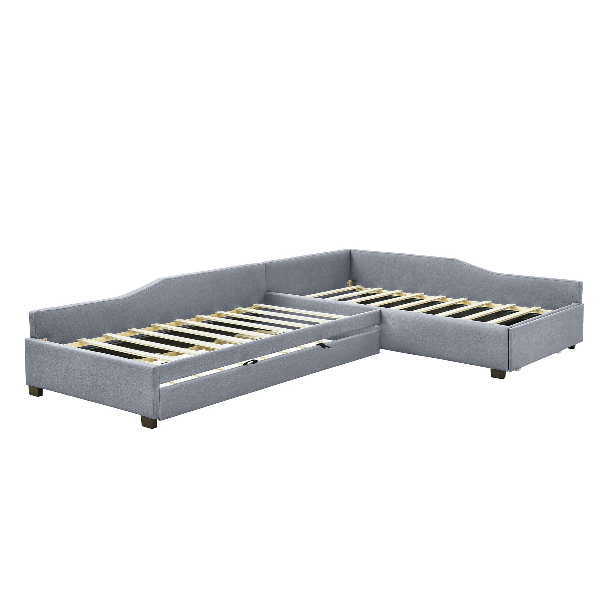 Upholstered Double Daybed With Trundle And Drawer - The Sleep Loft - Online Mattress Showroom NYC