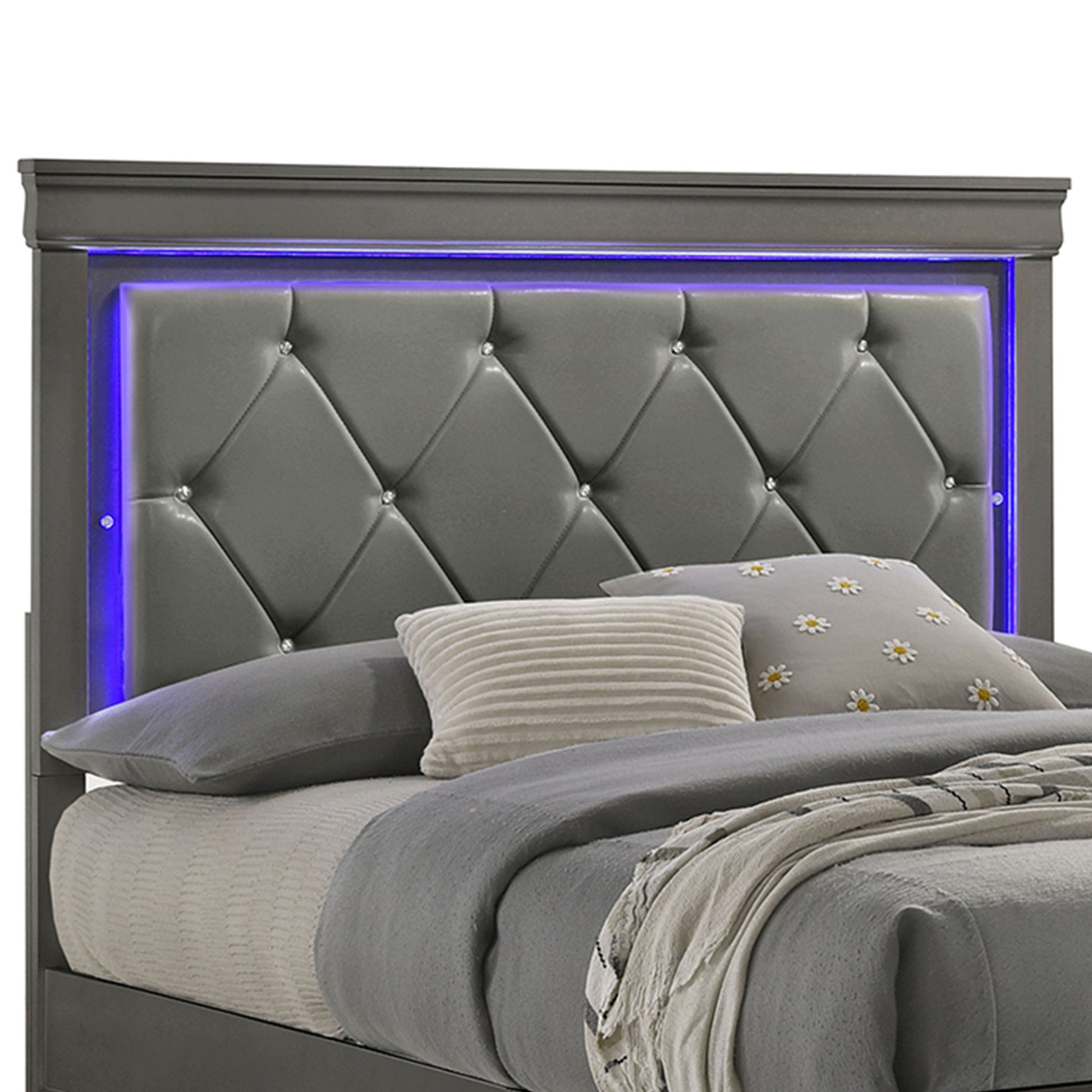 Blaze - Bed With LED Headboard - The Sleep Loft - Online Mattress Showroom NYC