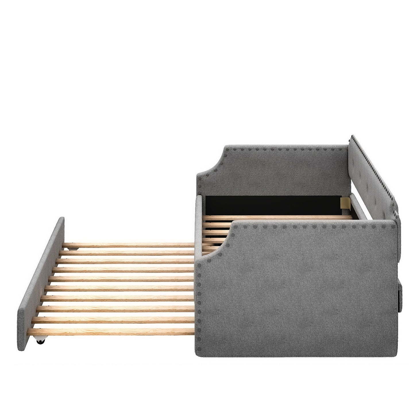 Upholstered Daybed With Trundle - The Sleep Loft - Online Mattress Showroom NYC