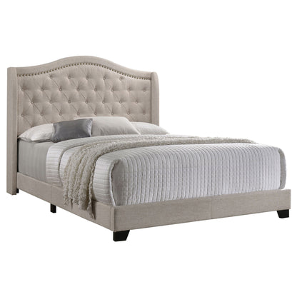 Maassluis - Bed With Button Tufted Headboard - The Sleep Loft - Online Mattress Showroom NYC