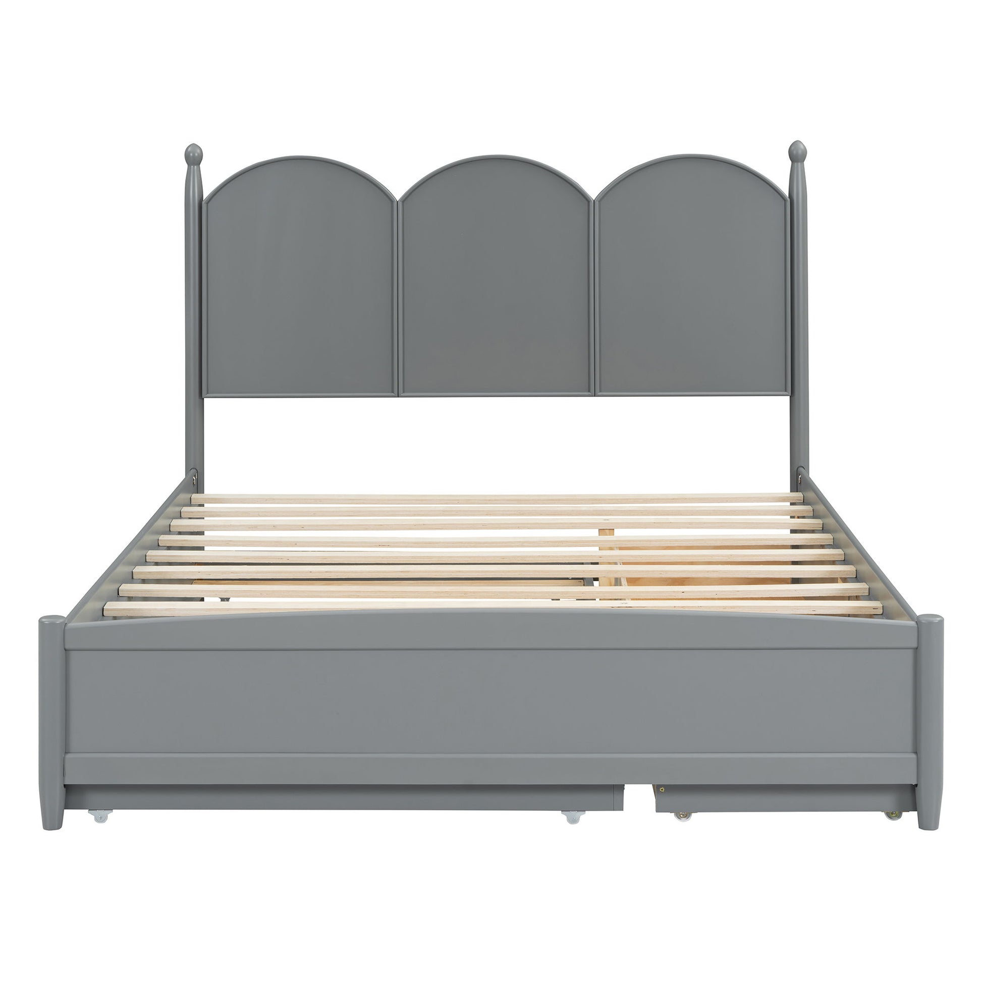 Platform Bed With With 2 Big Drawers And Trundle - The Sleep Loft - Online Mattress Showroom NYC