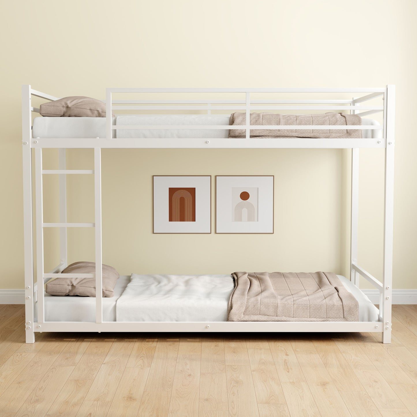 Bunk Bed With Noise Reduction And Safety Guardrail - The Sleep Loft - Online Mattress Showroom NYC
