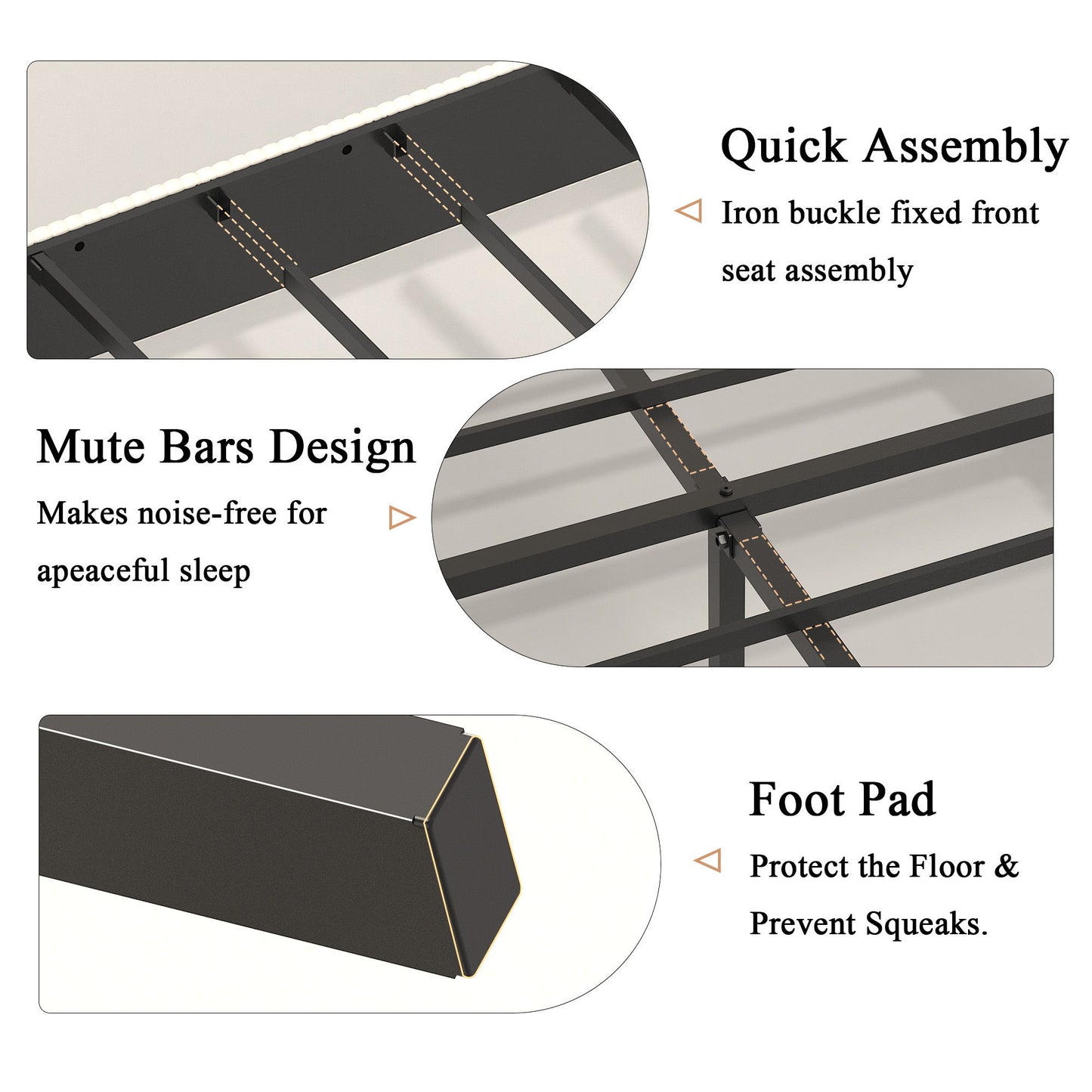 Platform Bed With Metal Frame And Charging Station - The Sleep Loft - Online Mattress Showroom NYC