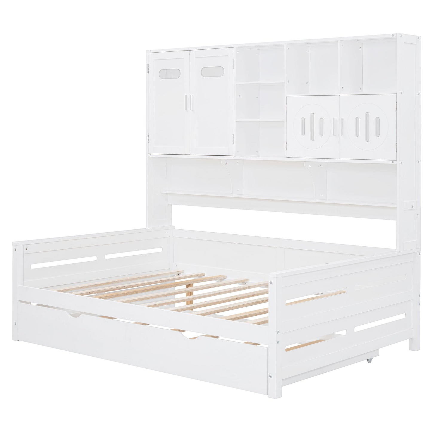 Daybed With All-In-One Cabinet And Shelf - The Sleep Loft - Online Mattress Showroom NYC