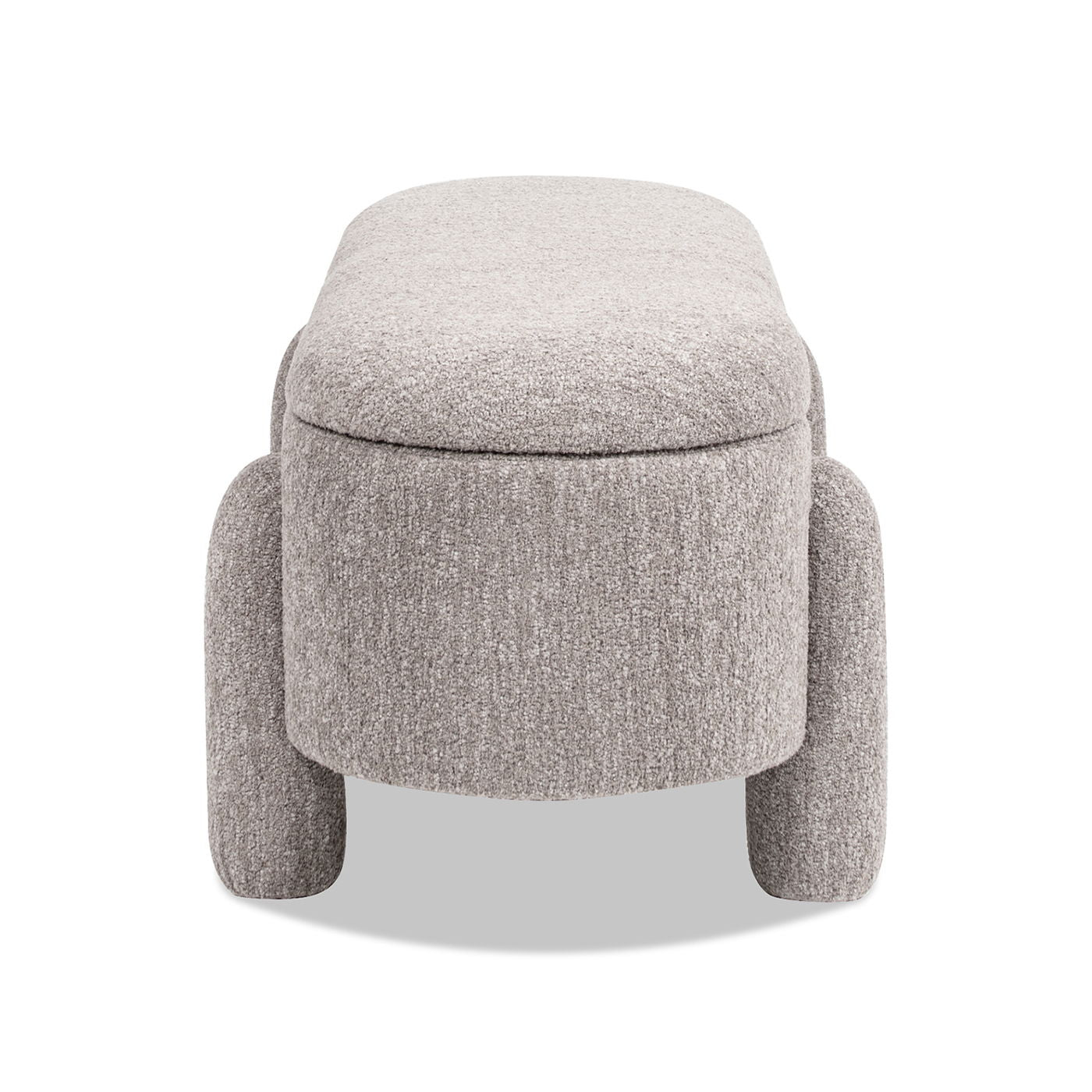 Hugo - Oval Fully Upholstered Storage Bench - The Sleep Loft - Online Mattress Showroom NYC