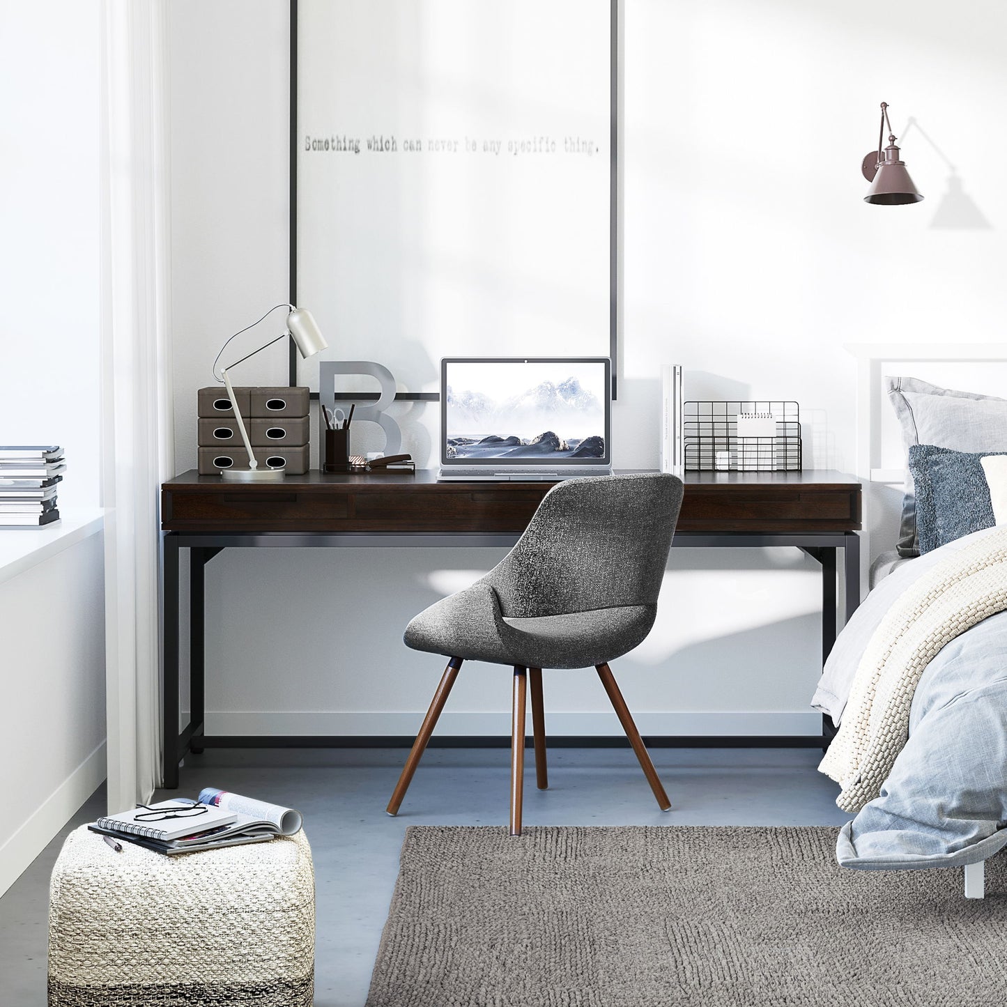 Banting - Mid Century Handcrafted Desk - The Sleep Loft - Online Mattress Showroom NYC