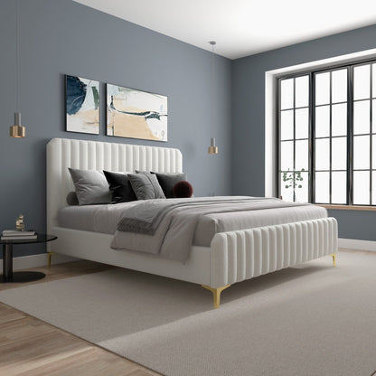Valery - Upholstered Platform Bed - The Sleep Loft - Online Mattress Showroom NYC