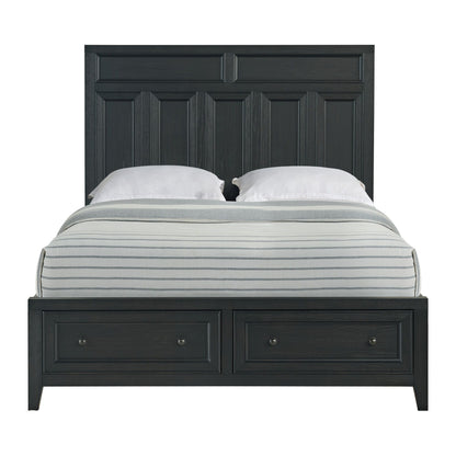 Storage Bed With Panel Headboard And Spacious Footboard Drawers - The Sleep Loft - Online Mattress Showroom NYC