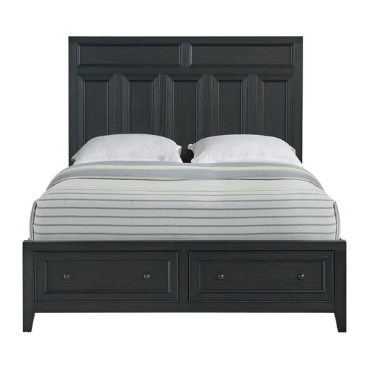 Storage Bed With Panel Headboard And Spacious Footboard Drawers - The Sleep Loft - Online Mattress Showroom NYC