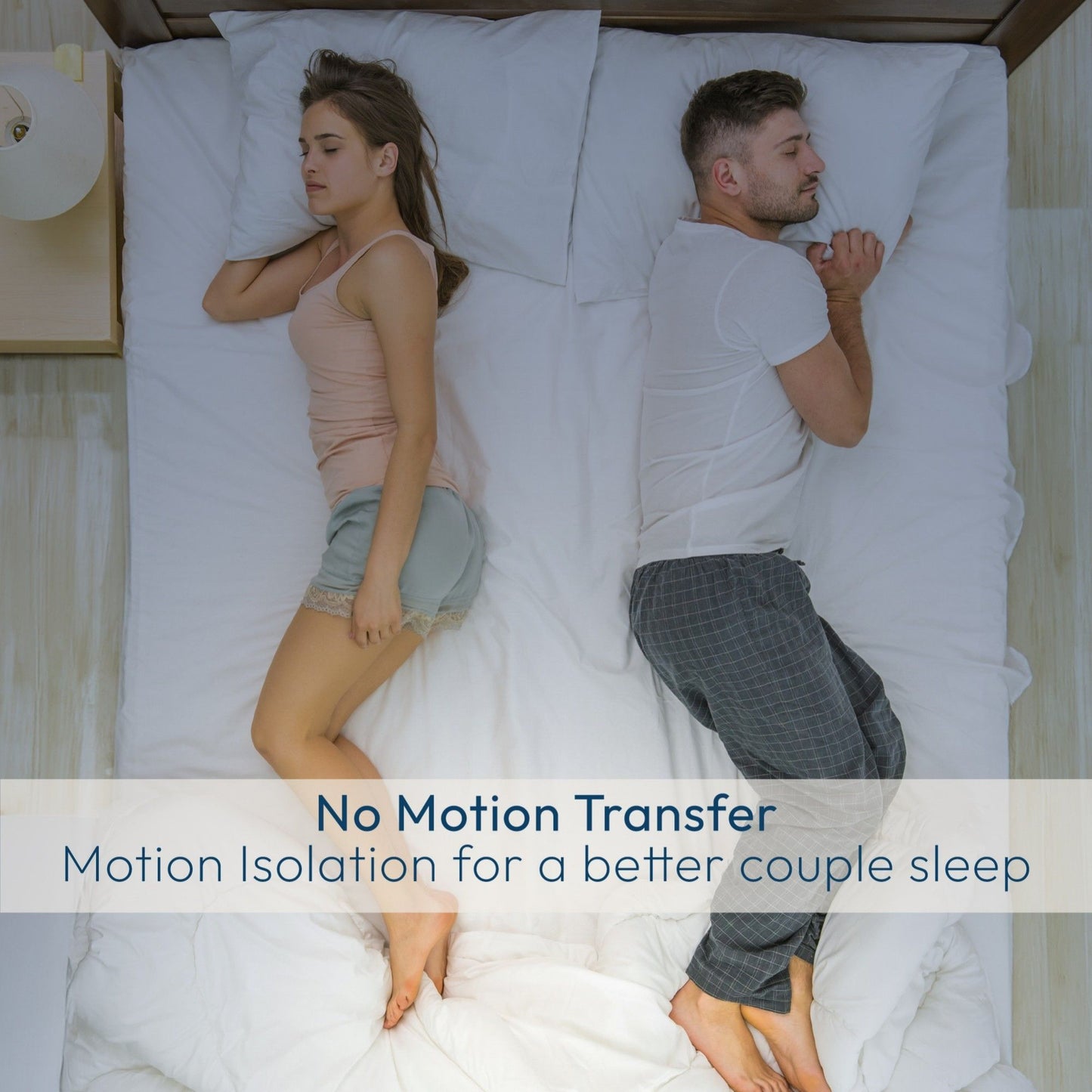 12'' Queen Hybrid Mattress With Pocket Springs And Memory Foam, Medium Firm Support - White - The Sleep Loft - Online Mattress Showroom NYC