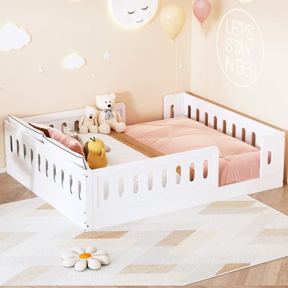 Platform Bed With Guardrail - The Sleep Loft - Online Mattress Showroom NYC