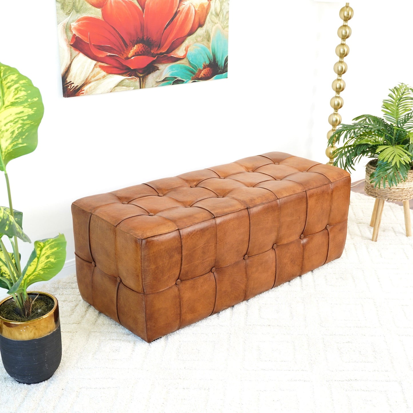 Benjiro - Bench - Tan - The Sleep Loft - Online Mattress Showroom NYC