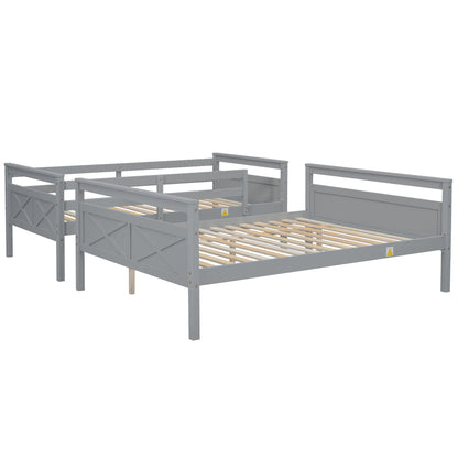 Bunk Bed With Ladder And Safety Guardrail - The Sleep Loft - Online Mattress Showroom NYC