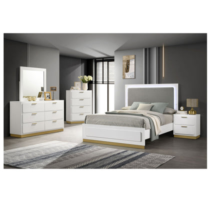 Modern Luxury Nightstand With 2 Drawer Storage - The Sleep Loft - Online Mattress Showroom NYC